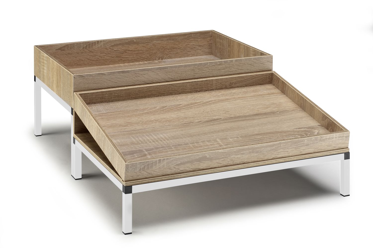 Abert alzata buffet silver legno Mixplay horeca