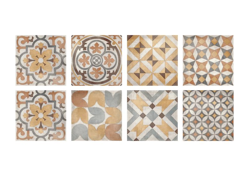 Abert pianetto gres Yellow Mix buffet Domino horeca