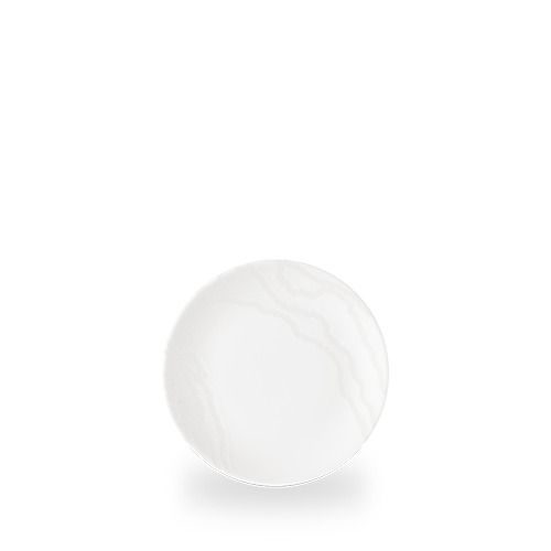 Piatto piano Churchill Tide White 16 cm rilievo onde horeca