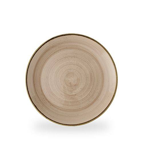 Piatto coupe Churchill 26 cm Stonecast Truffle smalto reattivo horeca