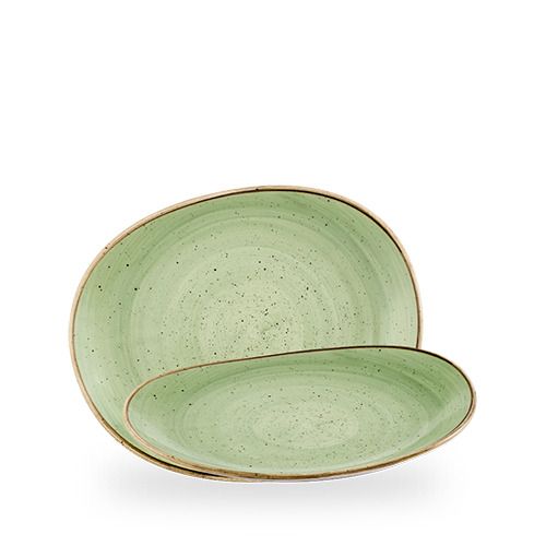 Stonecast Sage Green plate compact horeca