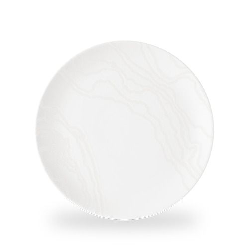 Piatto coupe Churchill Tide White 28 cm rilievo onde horeca