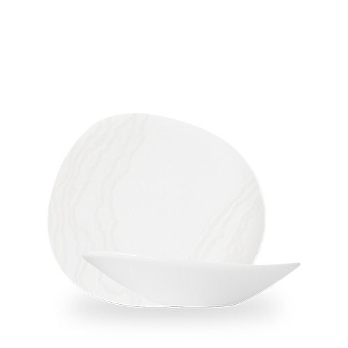 Ciotola Churchill Tide White 25 cm rilievo onde bianco horeca