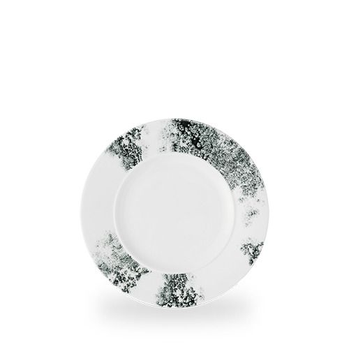 Churchill rimmed plate 21 cm Ambience Smoke Black black horeca