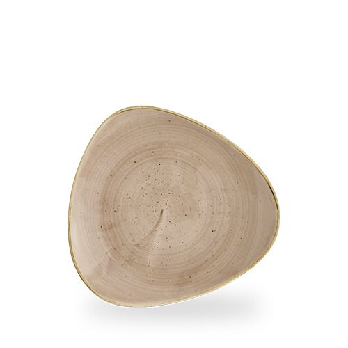 Piatto triangolare Churchill 24 cm Stonecast Truffle smalto reattivo horeca