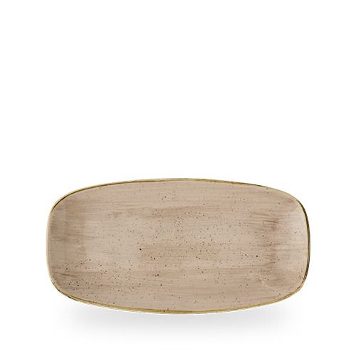 Piatto rettangolare Churchill 29 cm Stonecast Truffle smalto reattivo horeca