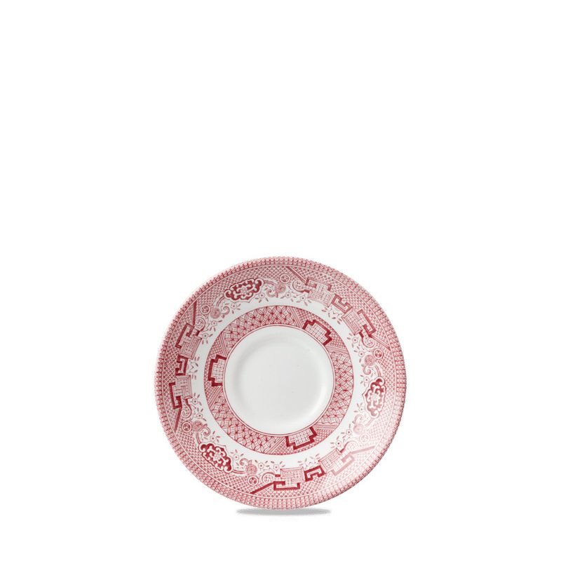 Sottotazza Churchill Cranberry Willow porcellana 14 cm uso horeca
