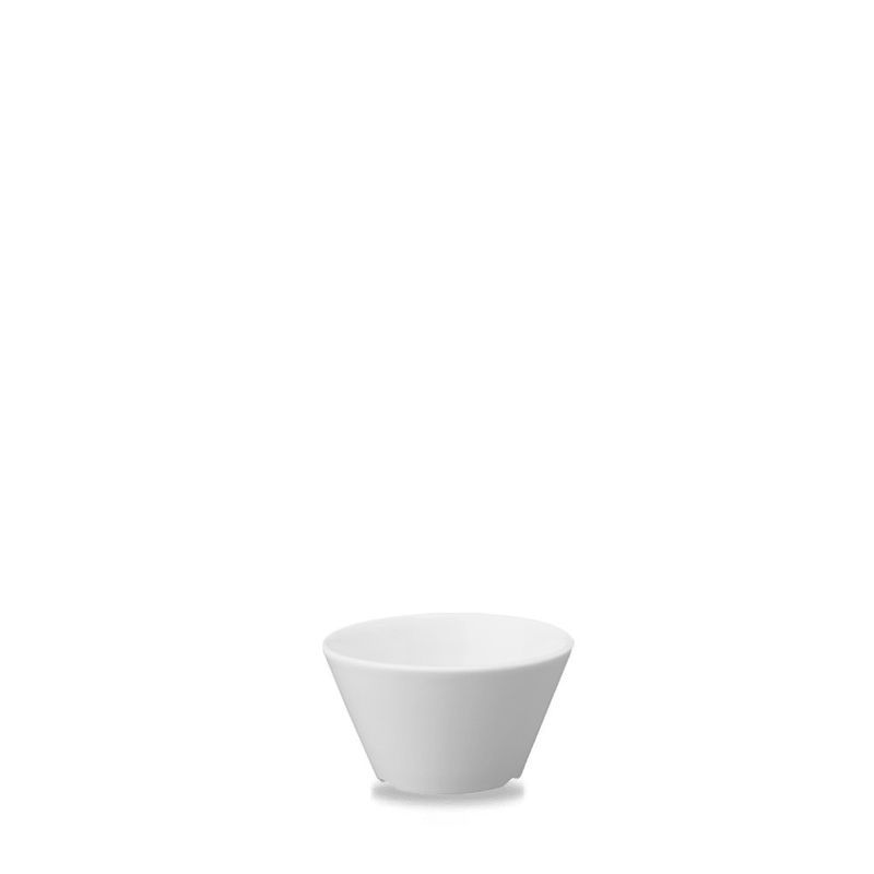 Churchill White X porcelain sauce bowl 11 cl horeca use
