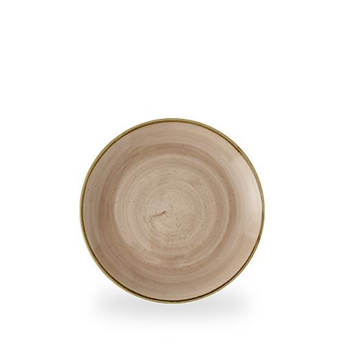 Piatto coupe Churchill 21 cm Stonecast Truffle smalto reattivo horeca