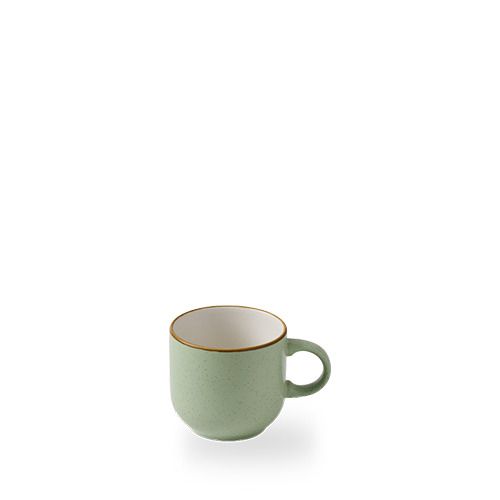 Churchill bubble mug 44 cl Stonecast Sage Green reactive glaze horeca