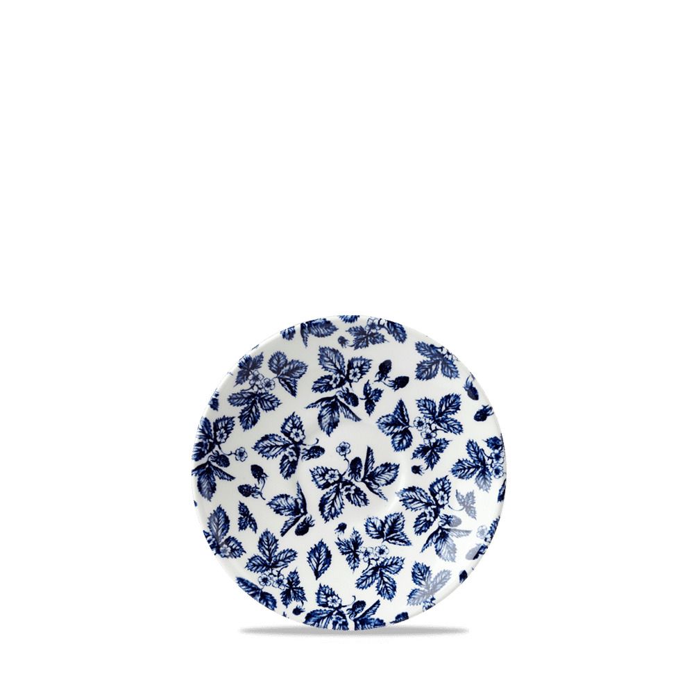 Sottotazza Churchill Blue Bramble porcellana 14 cm uso horeca