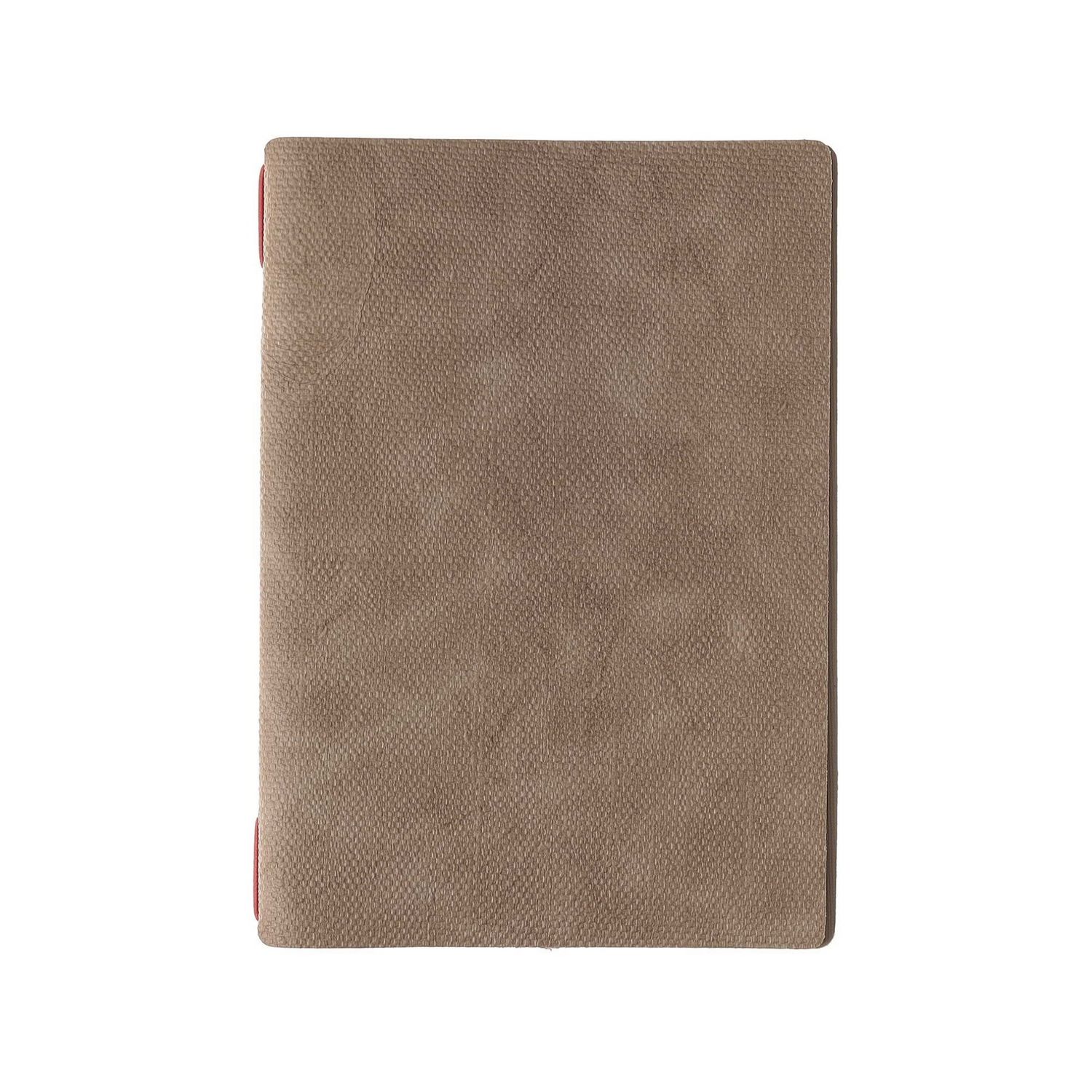 Dag Style A5 menu holder jute camel 16.5x23 cm red elastic horeca use