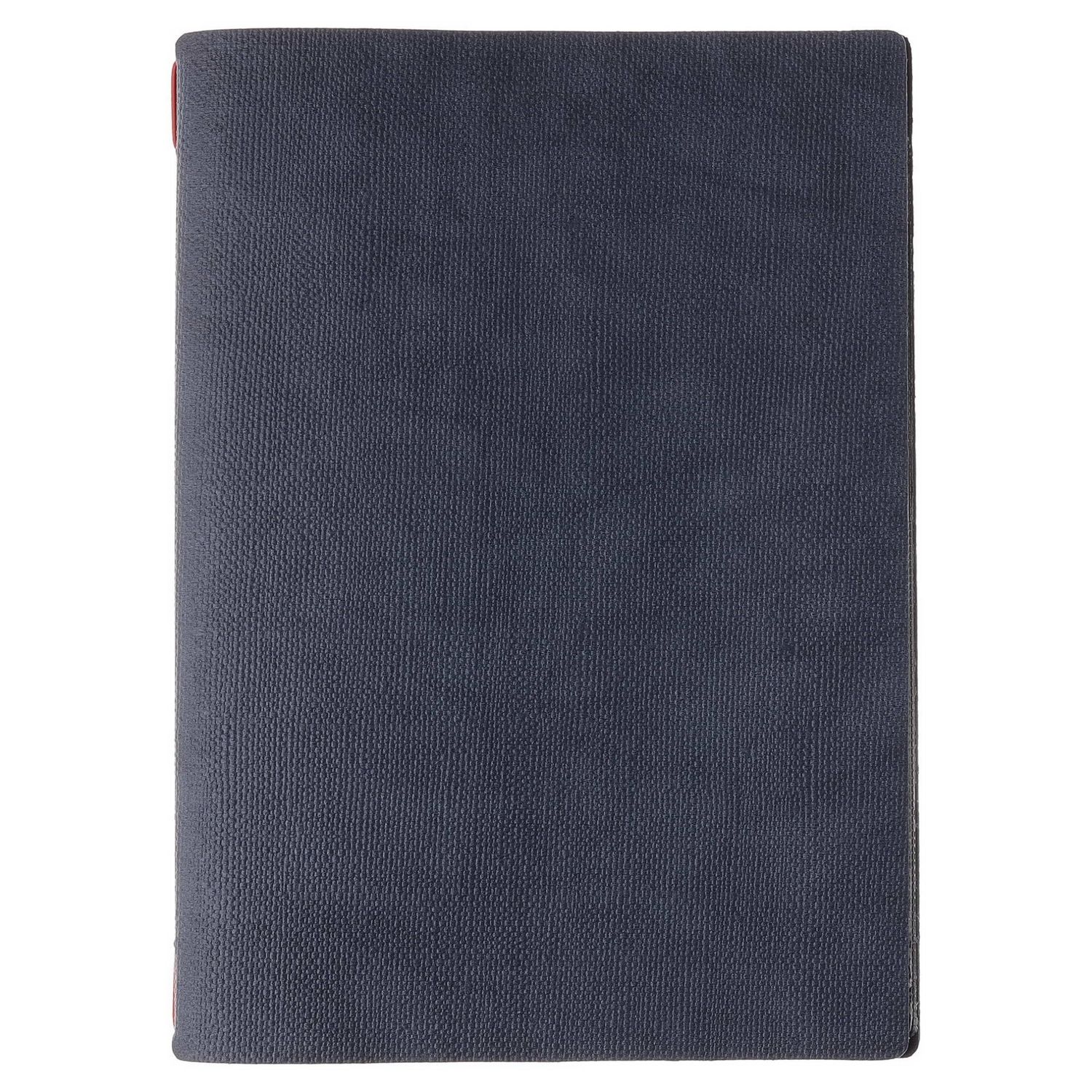 A4 menu holder juta blue Dag Style red elastic horeca