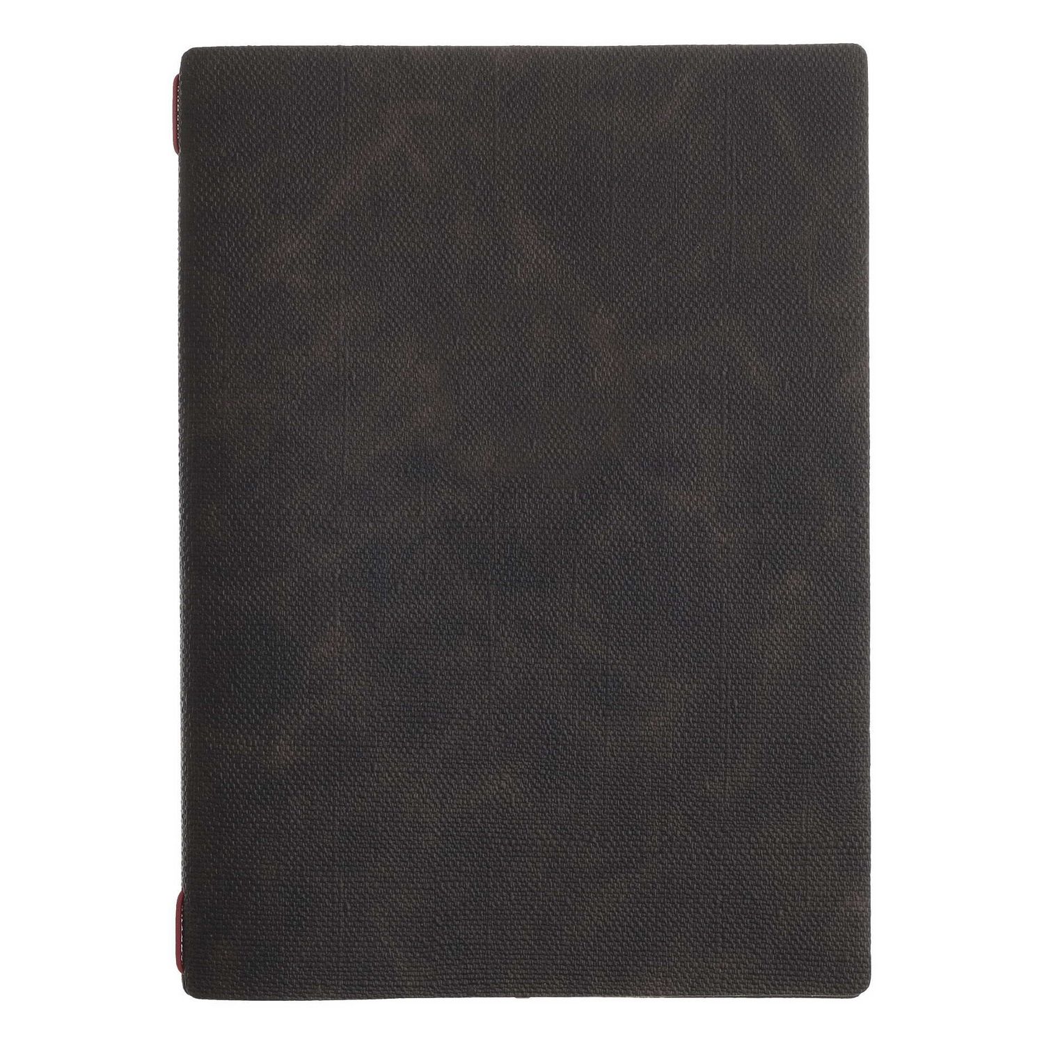 Restaurant menu holder A4 juta brown Dag Style red elastic
