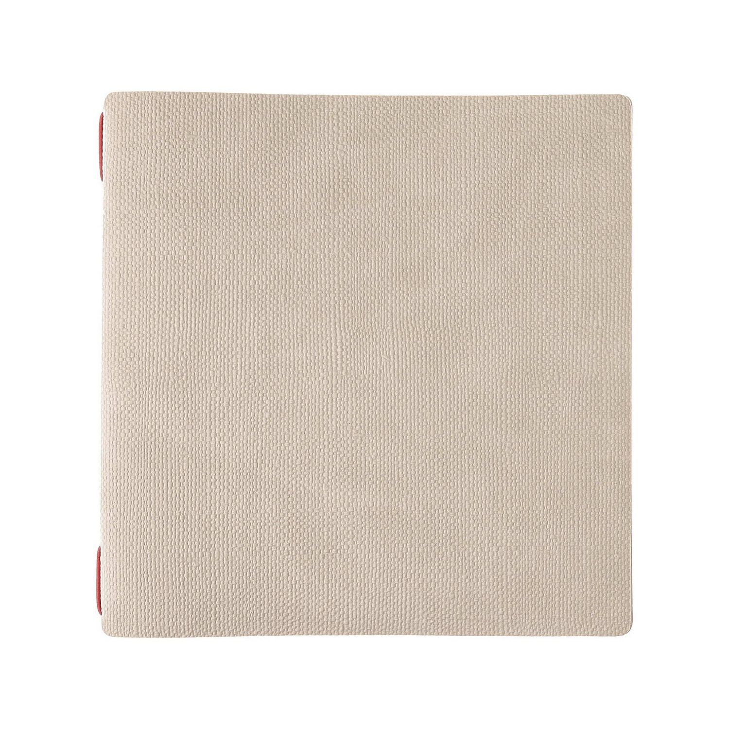 Square menu holder juta ivory Dag Style red elastic horeca