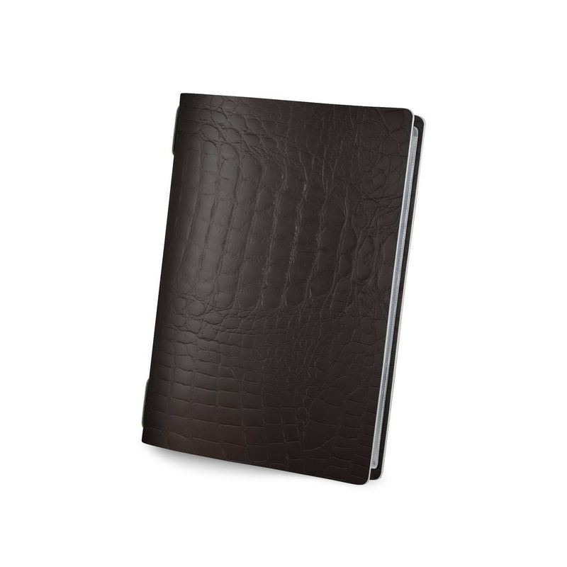 Dag Style menu holder A5 crocodile brown horeca