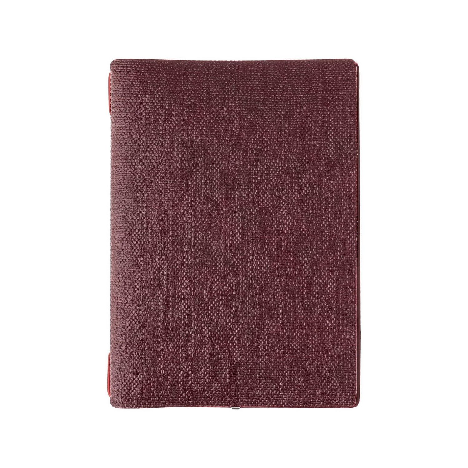 Dag Style menu holder A5 jute bordeaux elastic horeca