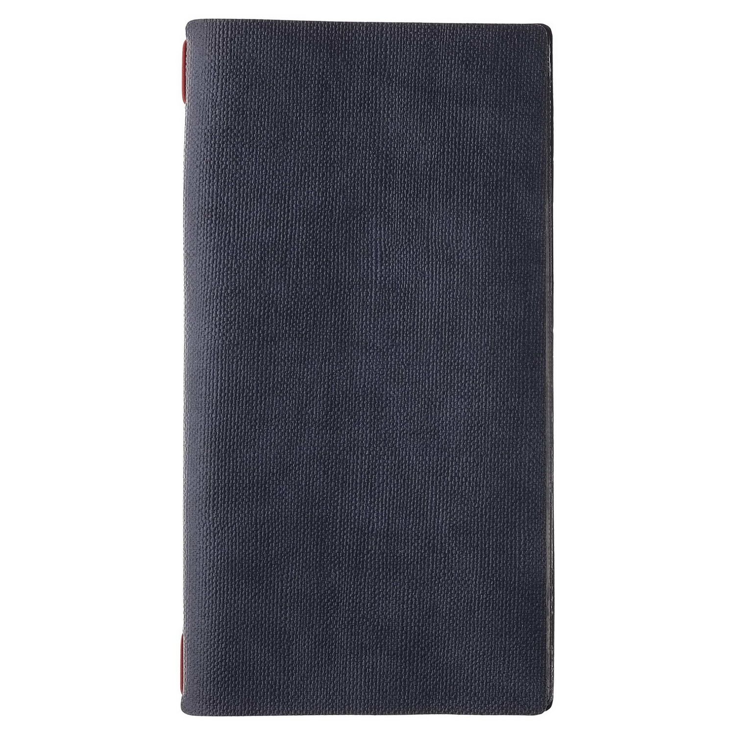 Dag Style menu holder juta blue A4 Slim red elastic horeca