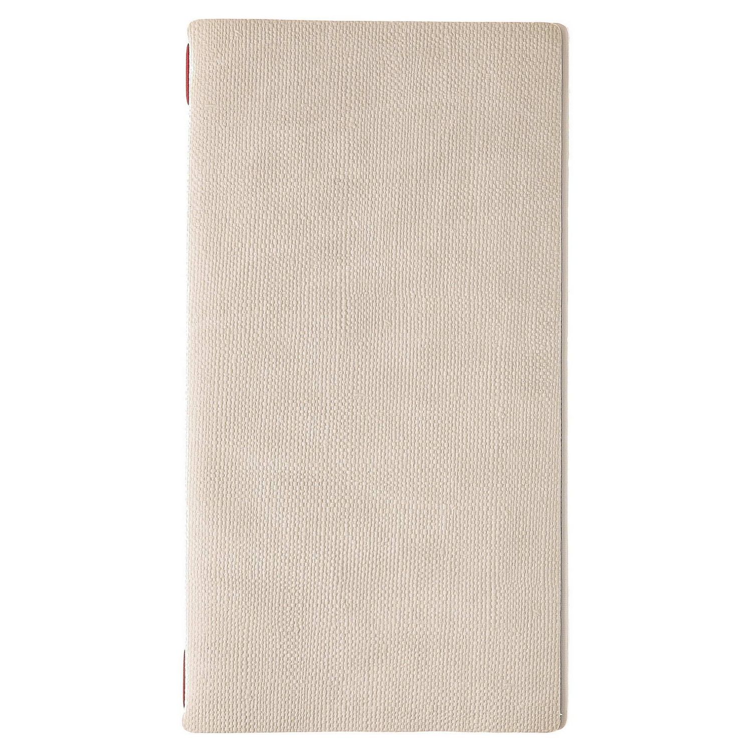 Dag Style menu holder juta ivory A4 Slim red elastic horeca