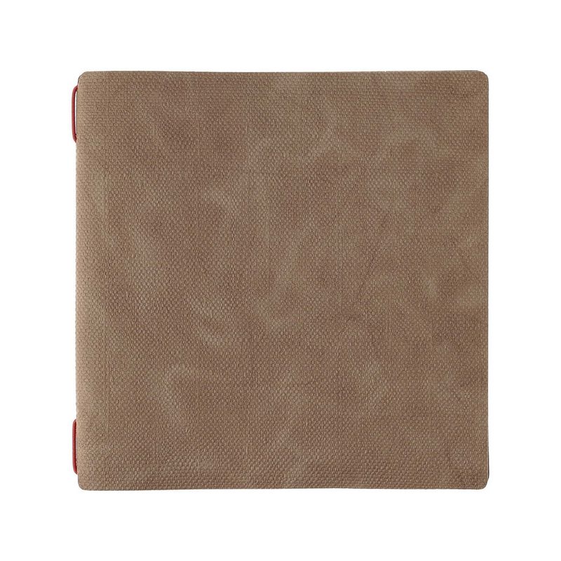 Square menu holder Dag Style juta camel red elastic horeca