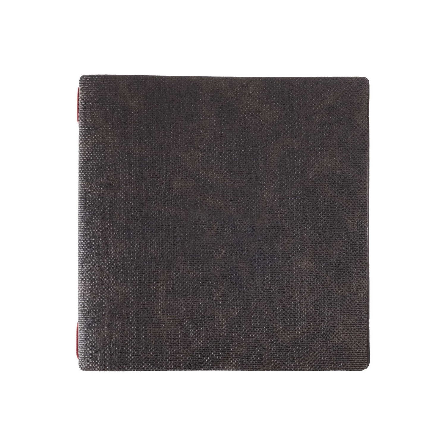 Square menu holder Dag Style juta brown red elastic horeca