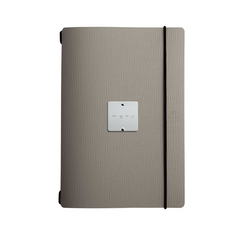 Menu A5 Dag Style chef taupe horeca