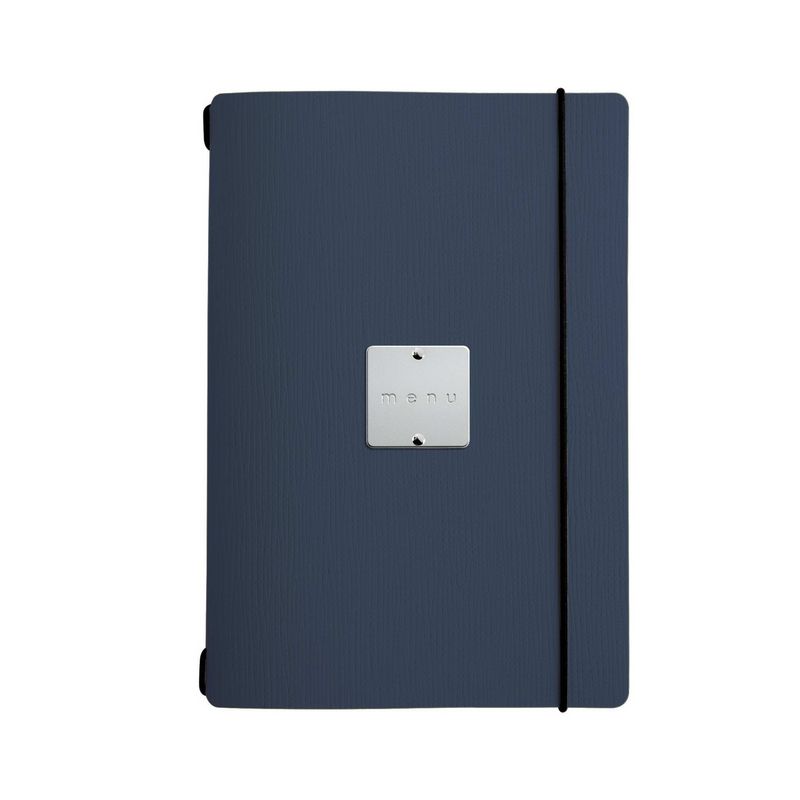 Menu A5 Dag Style chef blue horeca