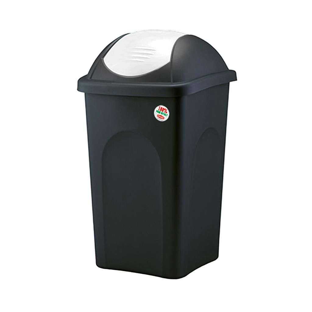 Abfalleimer Stefanplast 30 l Polypropylen Klappdeckel Gastronomie