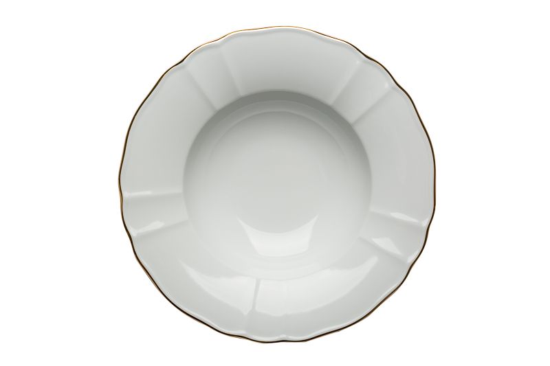 Tilde gold rim pasta bowl 27 cm horeca