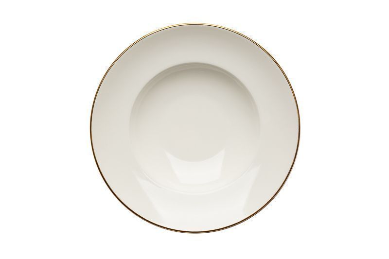 Moon gold rim pasta bowl 27 cm horeca