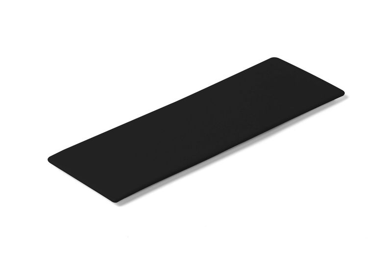 Vassoio porcellana nero Comas 27,75x9,25 cm uso horeca