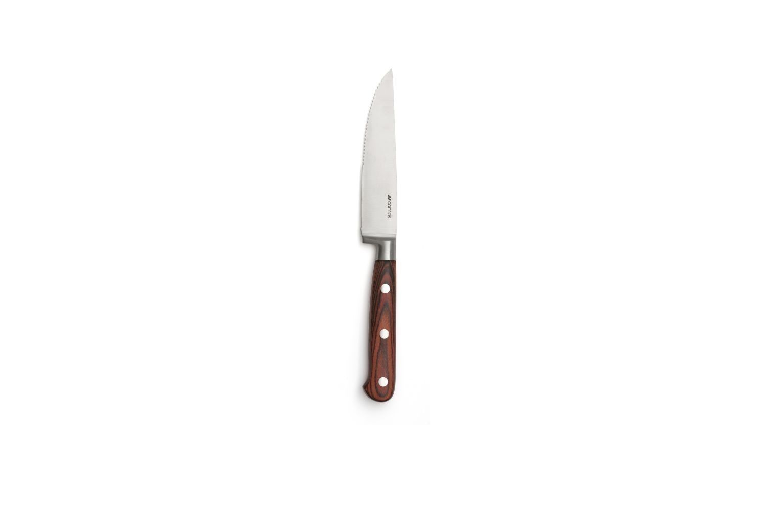 Comas Lhotse steak knife red pakka stainless steel horeca