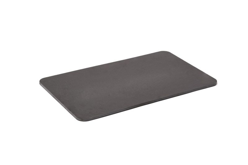 Comas slate plate 53x32.5 cm large format scratch resistant horeca use