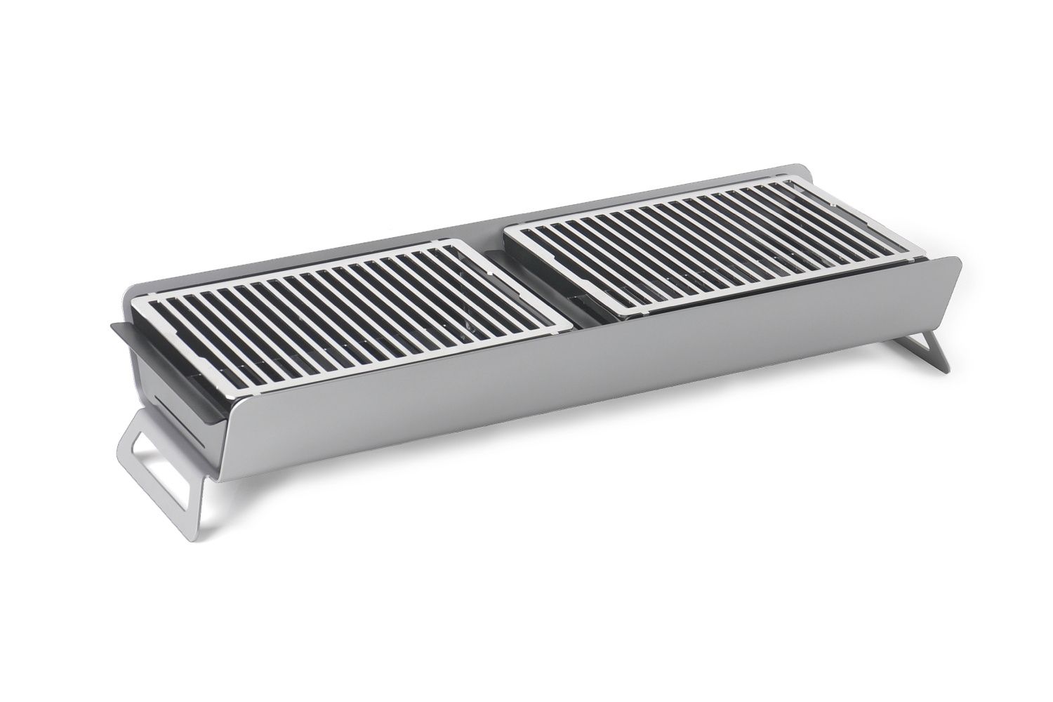 Braciere catering Comas Caliu acciaio inox doppia griglia horeca