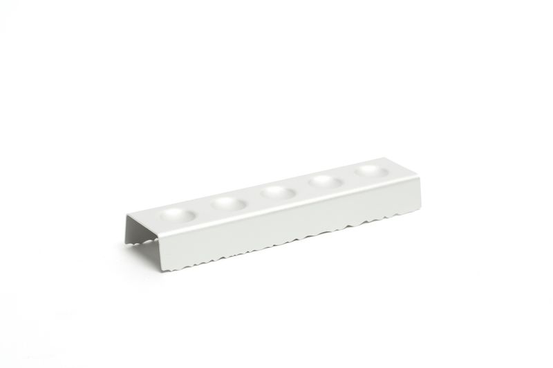Comas supporto spiedini lunghi acciaio soft argento buffet horeca