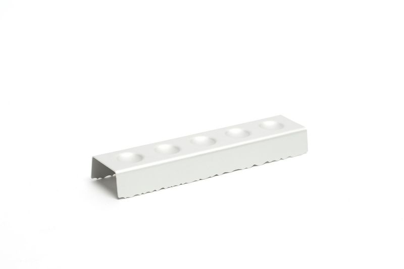 Comas long skewer holder steel soft silver buffet horeca use