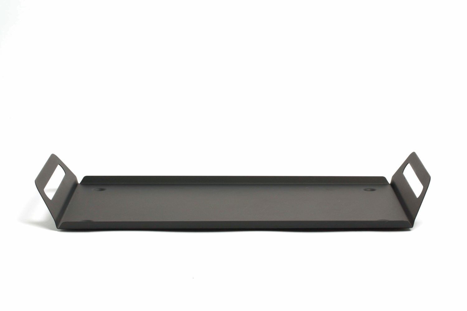 Comas room service tray black steel with handles horeca use
