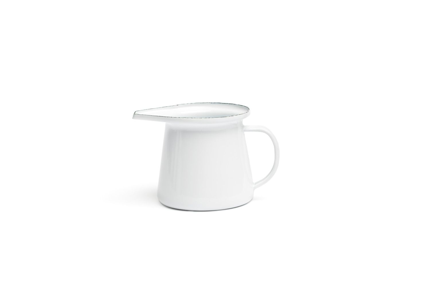 Comas enamel milk jug 7 cm white horeca service