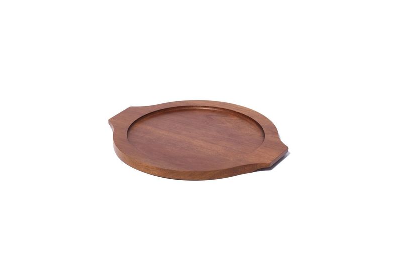Comas acacia wood base 37 cm for cast iron horeca use