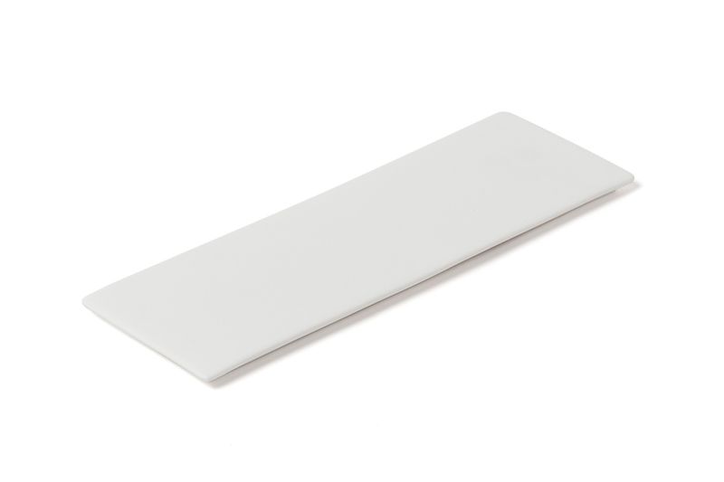 Vassoio porcellana bianco Comas 27,75x9,25 cm uso horeca