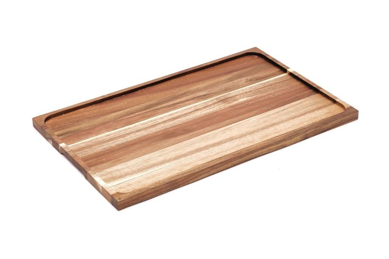 Comas acacia base 55x34.5 cm for slate tray horeca use