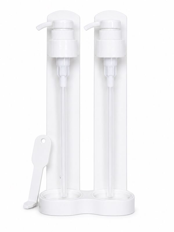 Dispenser a parete per 2 flaconi da 250 ml Bianco - HOBO