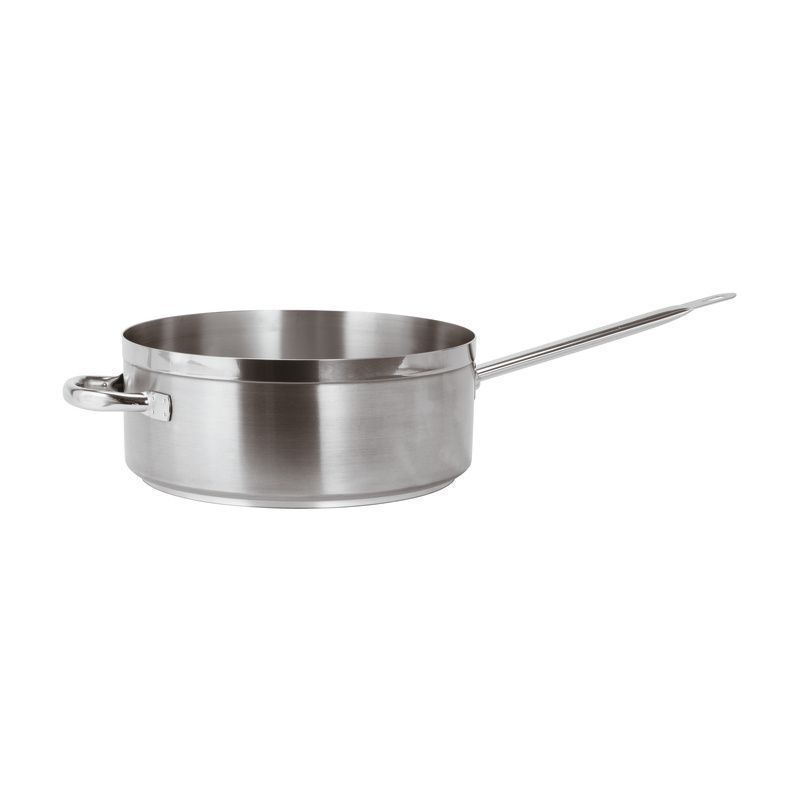 Paderno low saucepan 32 cm satin stainless steel horeca