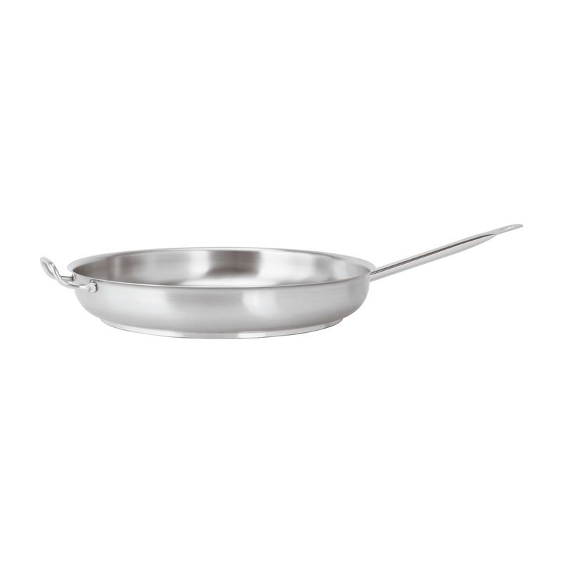 Paderno frying pan 40 cm satin stainless steel horeca