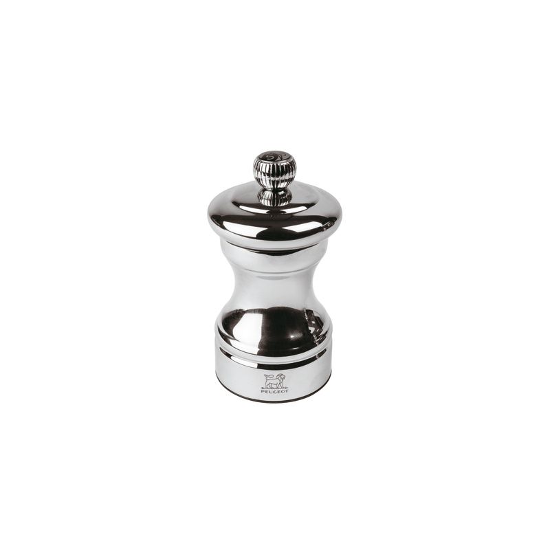 Peugeot Bistro Chef shiny stainless steel salt mill 10 cm horeca