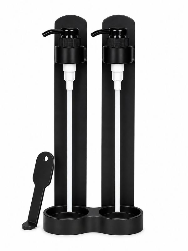 Wall dispenser for 2 bottles of 250 ml Black - HOBO