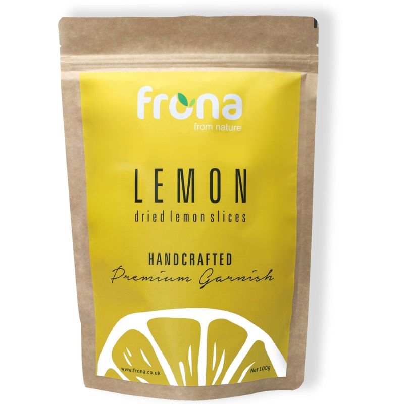 Frona dried lemon slices for cocktail garnish