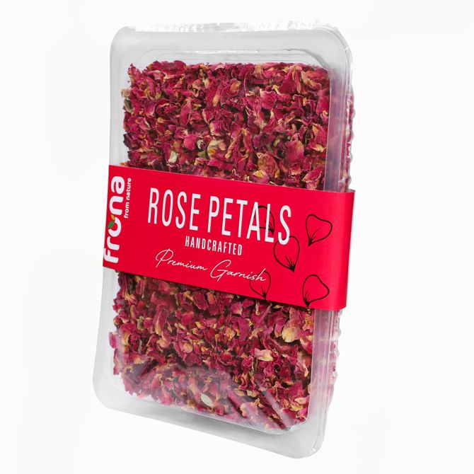 Getrocknete Rosenblätter Barprofessional für Cocktails und Desserts