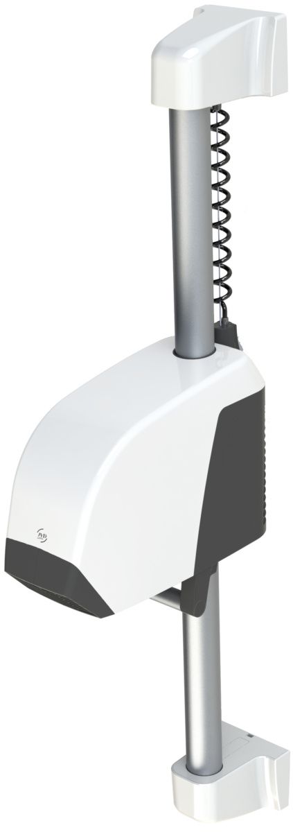 JVD Neptune white hair dryer for locker rooms
