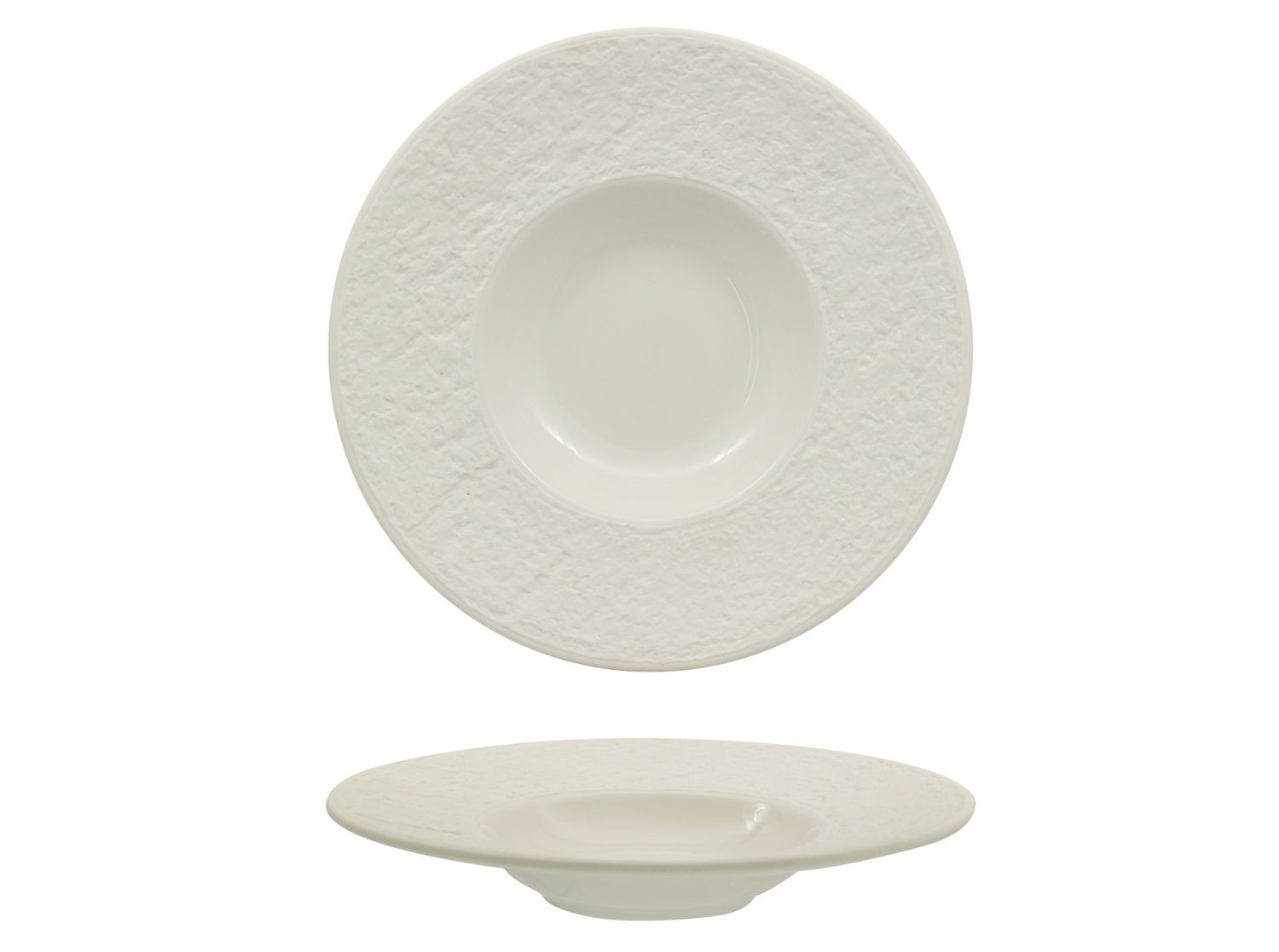 Artika Stone Pastateller 23 cm aus Porzellan Gastronomie